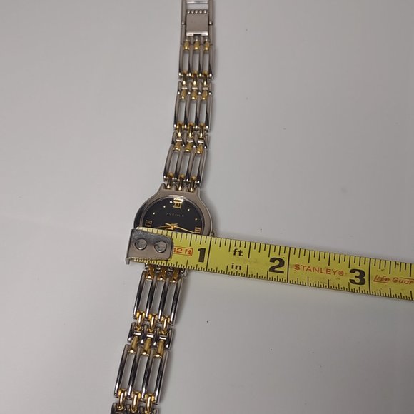 Silver Tone And Black Avenue Metal Watch - Picture 10 of 13